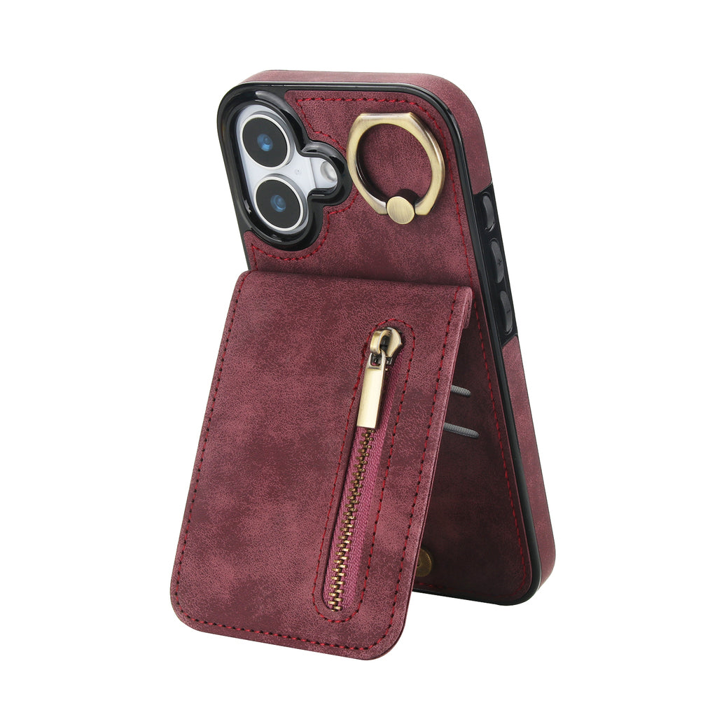 Leather iPhone Case With Card Holder