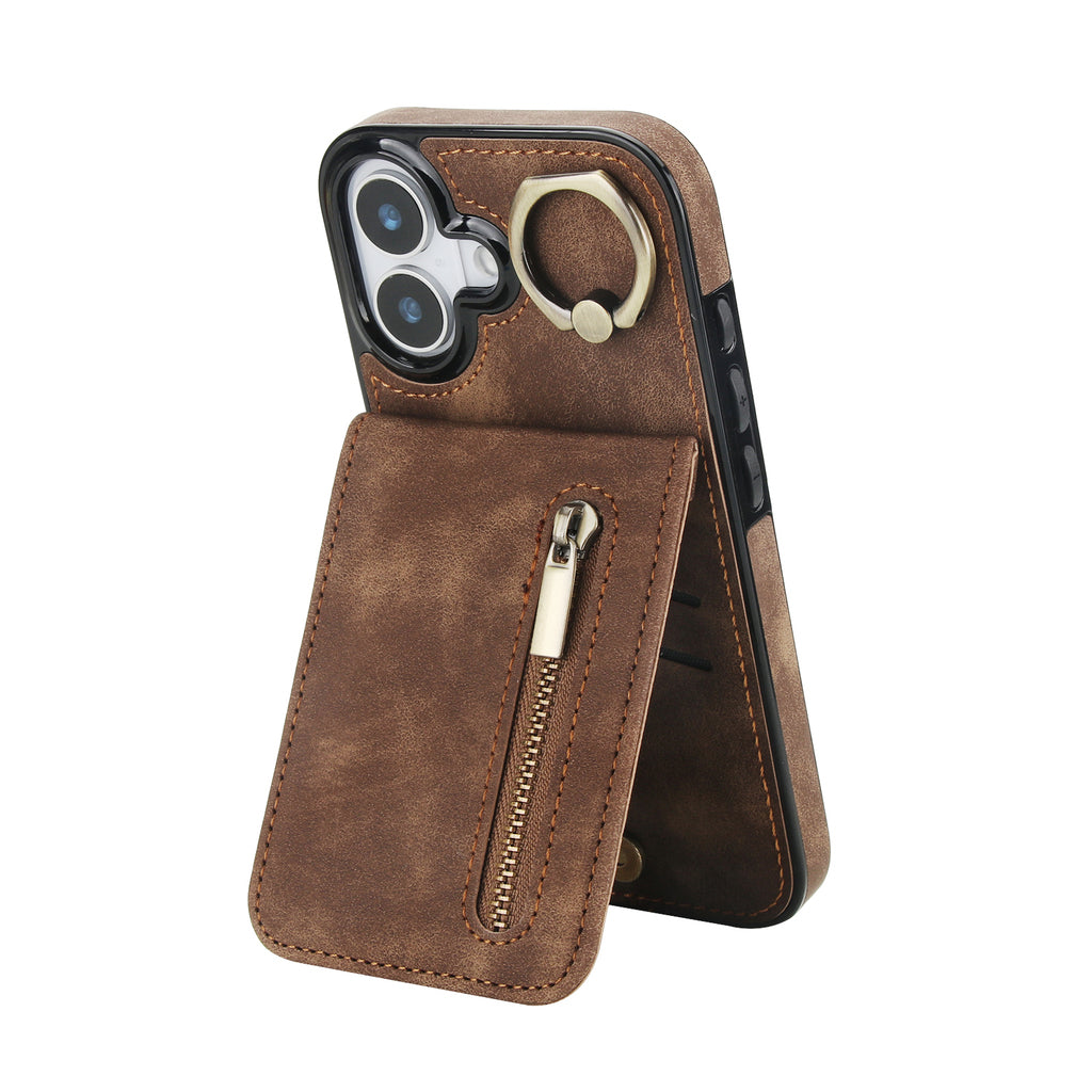 Leather iPhone Case With Card Holder