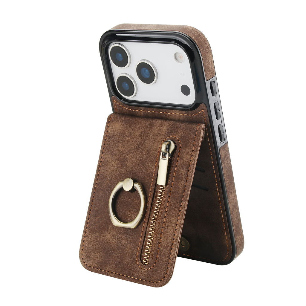 Leather iPhone Case With Card Holder