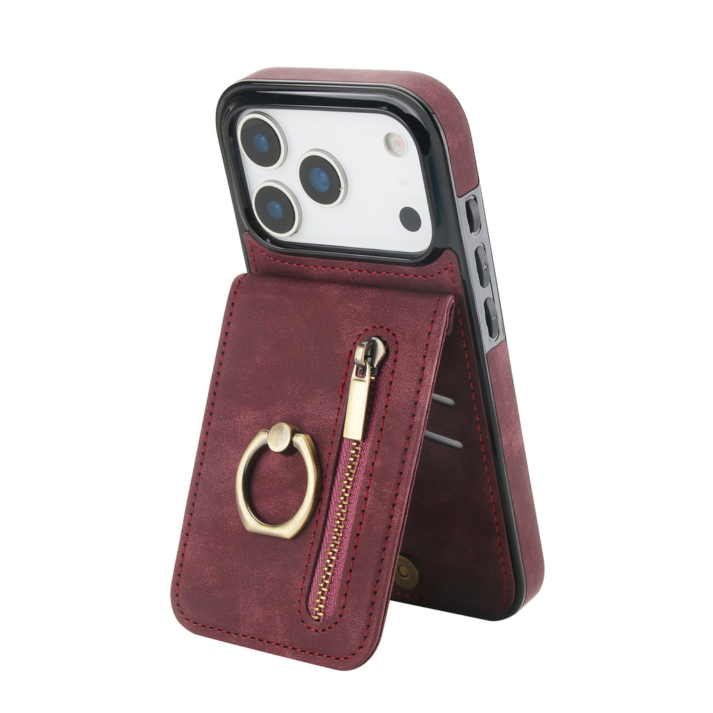 Leather iPhone Case With Card Holder