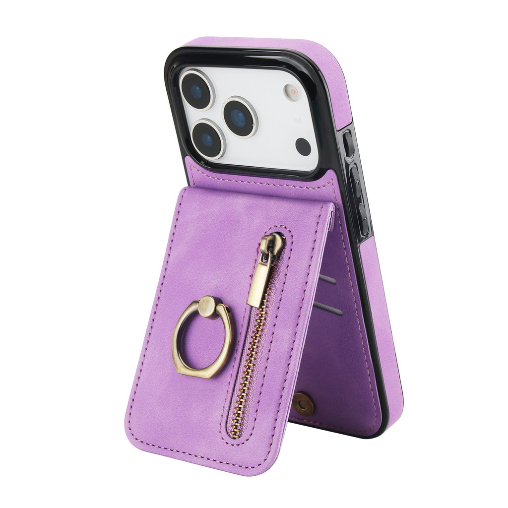 Leather iPhone Case With Card Holder