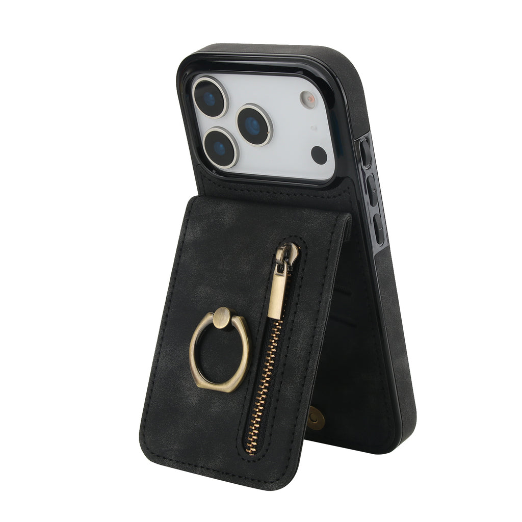 Leather iPhone Case With Card Holder