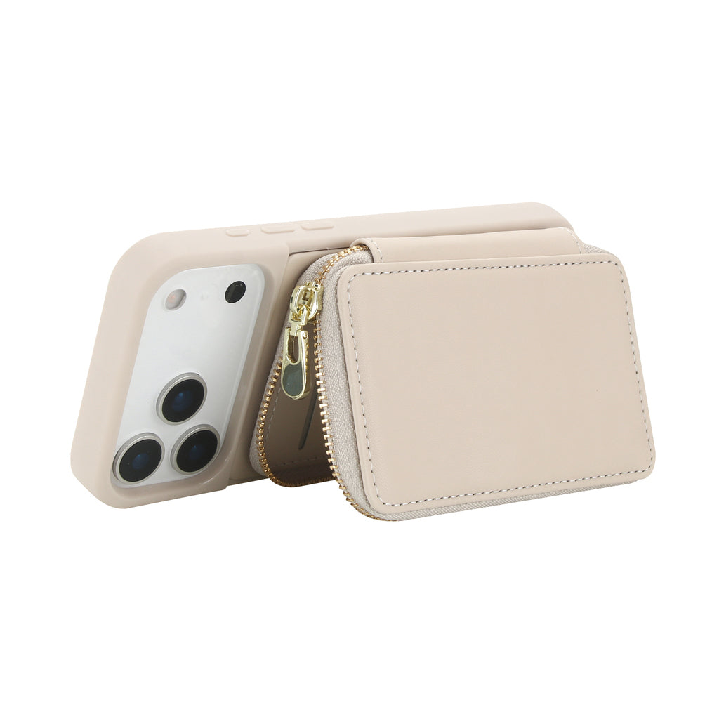 Leather iPhone Case With Crossbody Card Holder And Strap