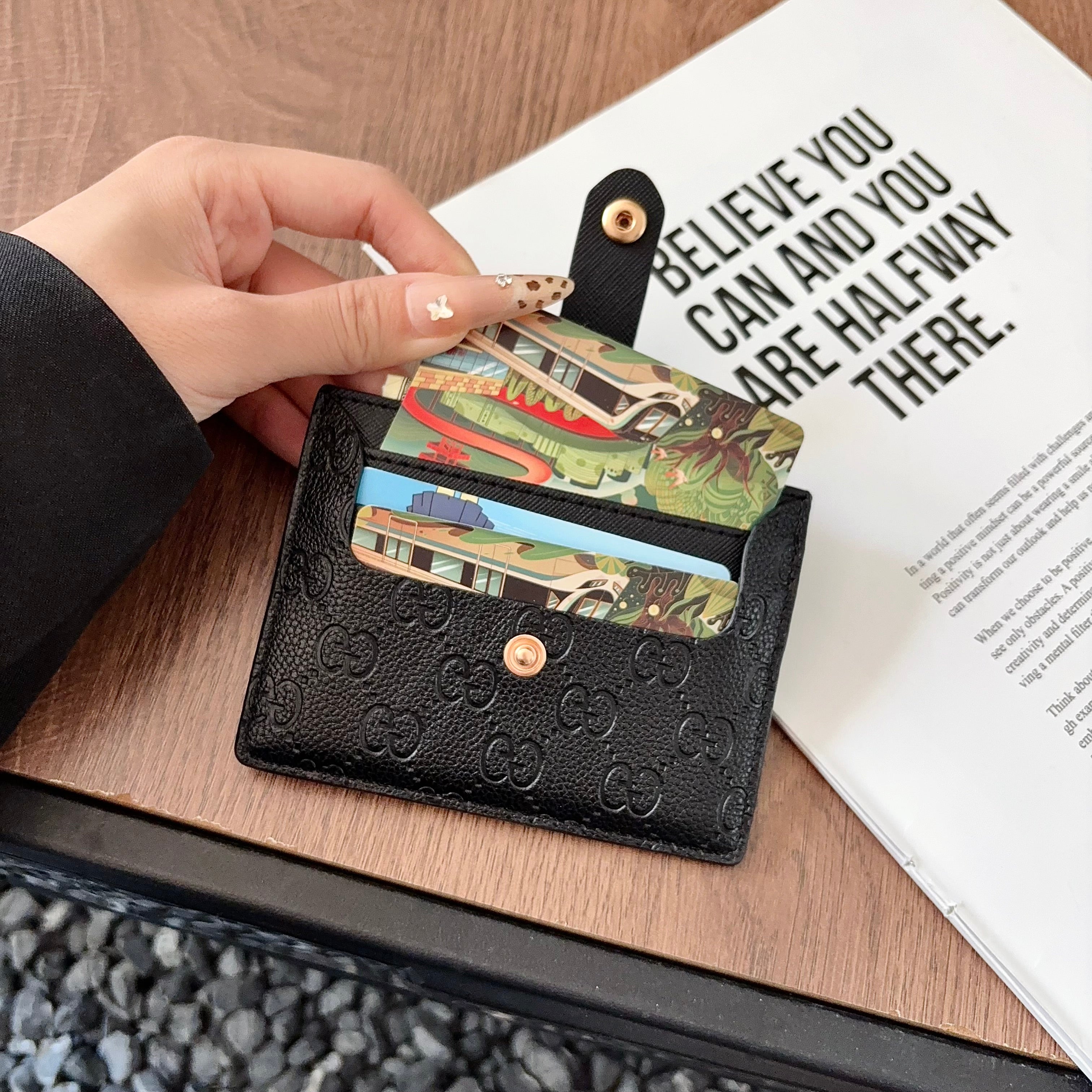 Premium Leather GG  Card Wallet-LA260023