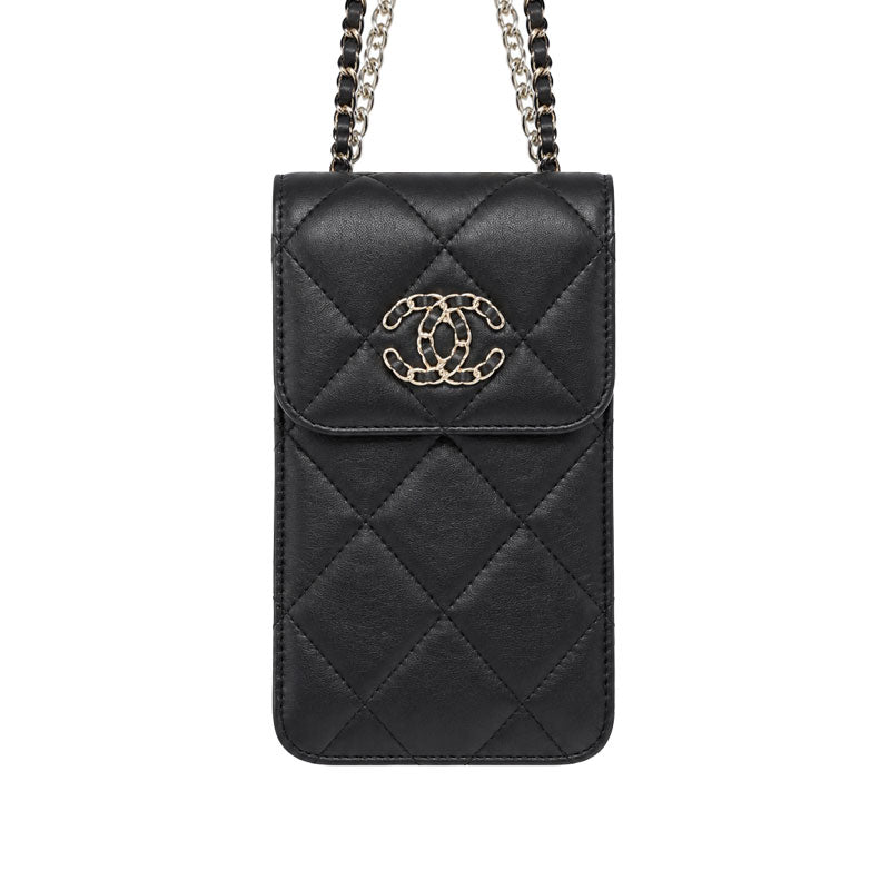 Elegant Leather CC Crossbody Phone Bag-LA260016