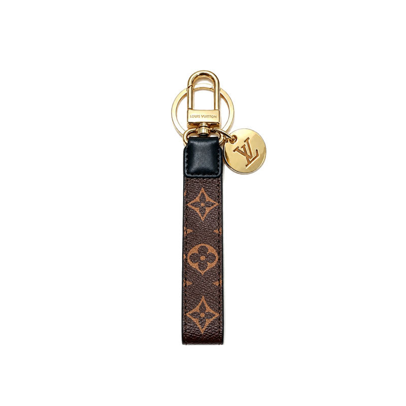 Monogram Wristlet Key Ring With Pendant-LA260012