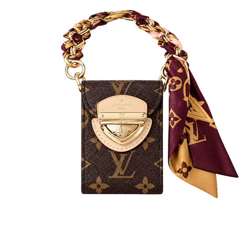 Premium Leather Monogram  Card Wallet-LA260045