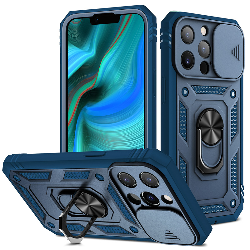 Military Armor Phone Case With Stand For iPhone