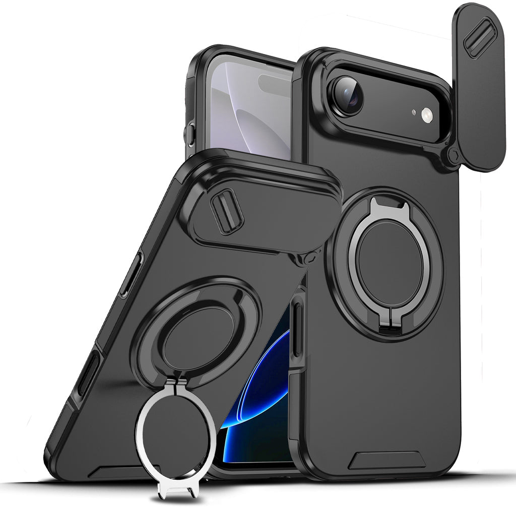 iPhone Cases With Magnetic Ring Stand For iPhone 17 Series