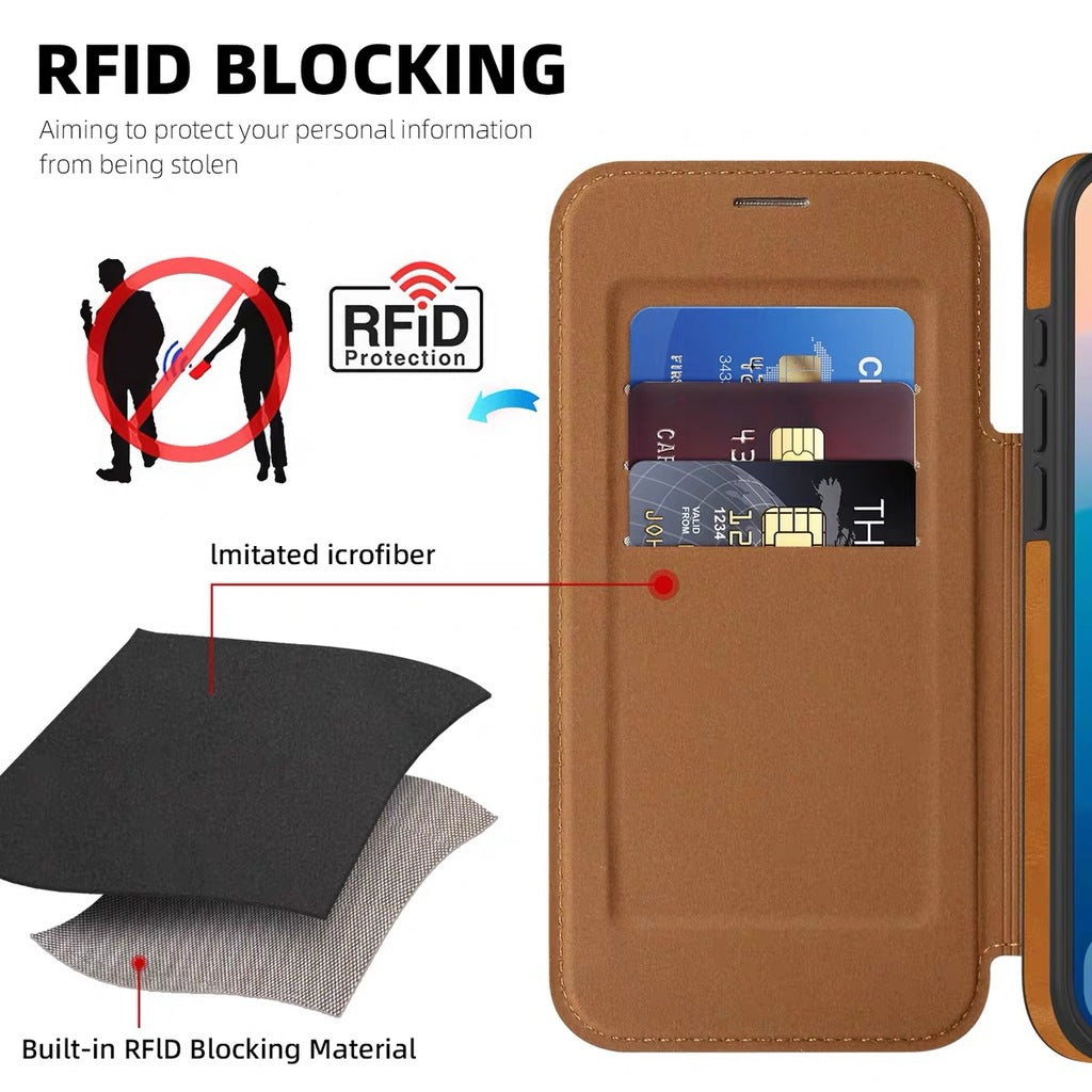 Leather iPhone Case With Wallet