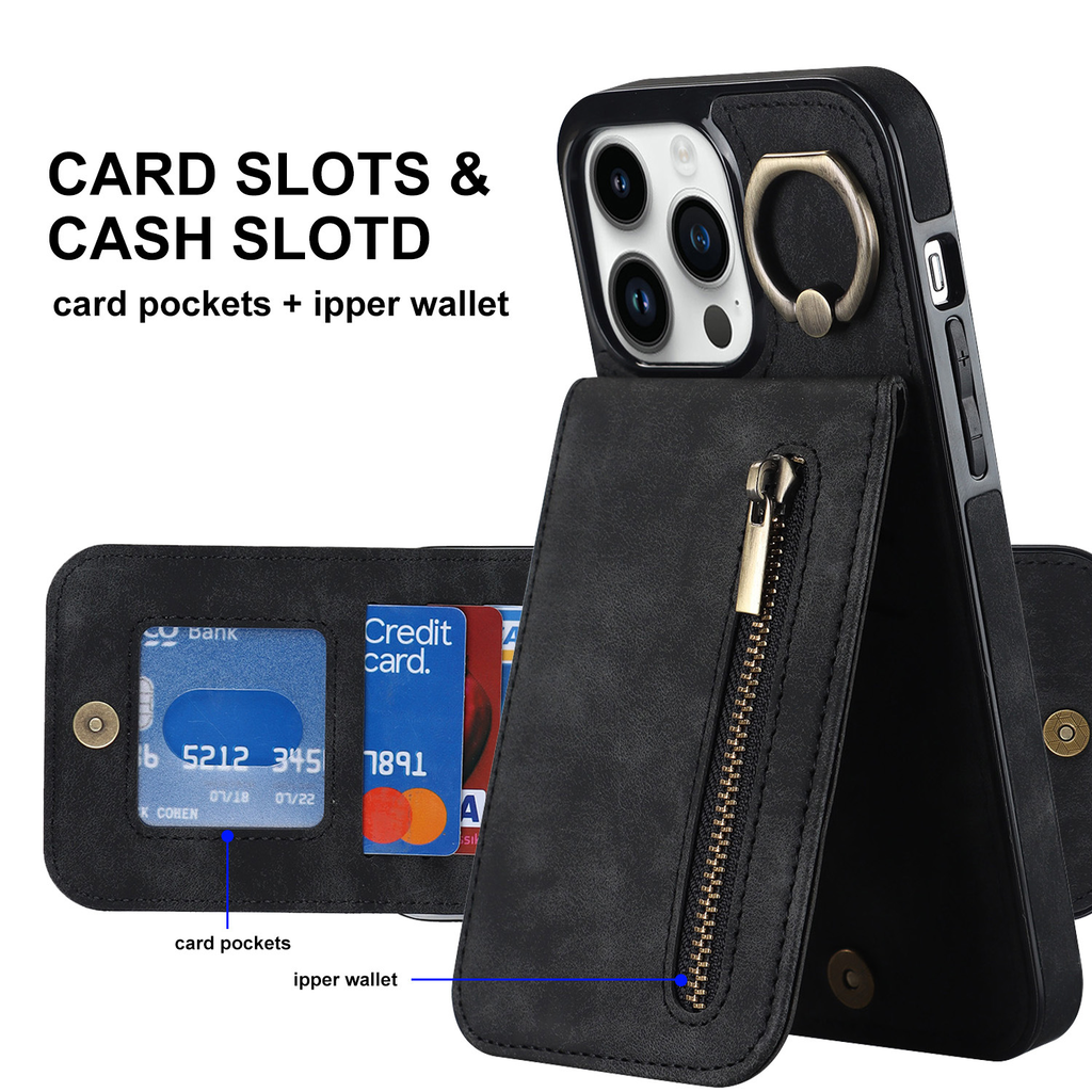 Leather iPhone Case With Card Holder