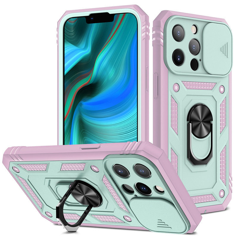 Military Armor Phone Case With Stand For iPhone
