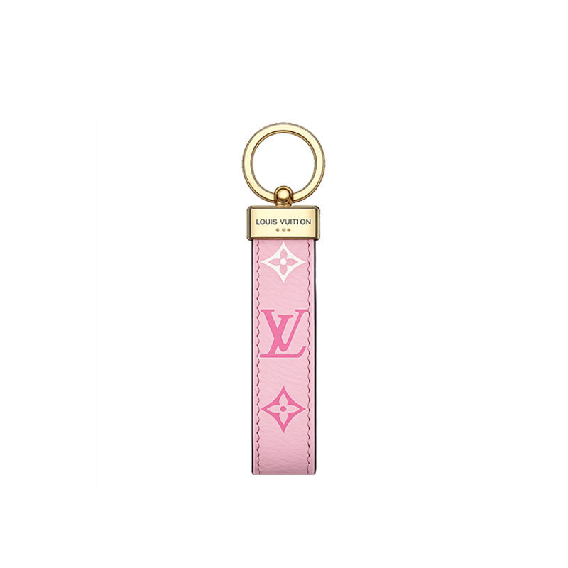 Monogram Colored Leather Key Strap-LA260013