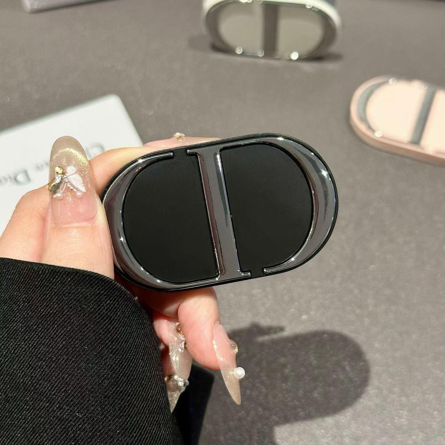 CD Makeup Mirror Phone Holder-LA260003
