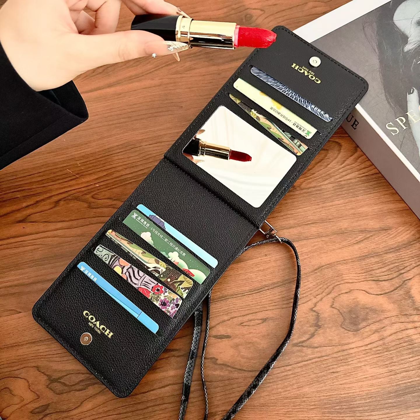 Elegant Leather CH Crossbody Phone Bag-LA260005