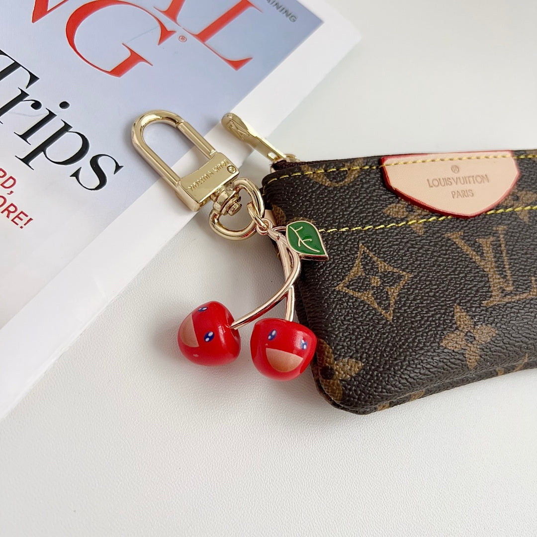 Cherry Charm Card Wallet