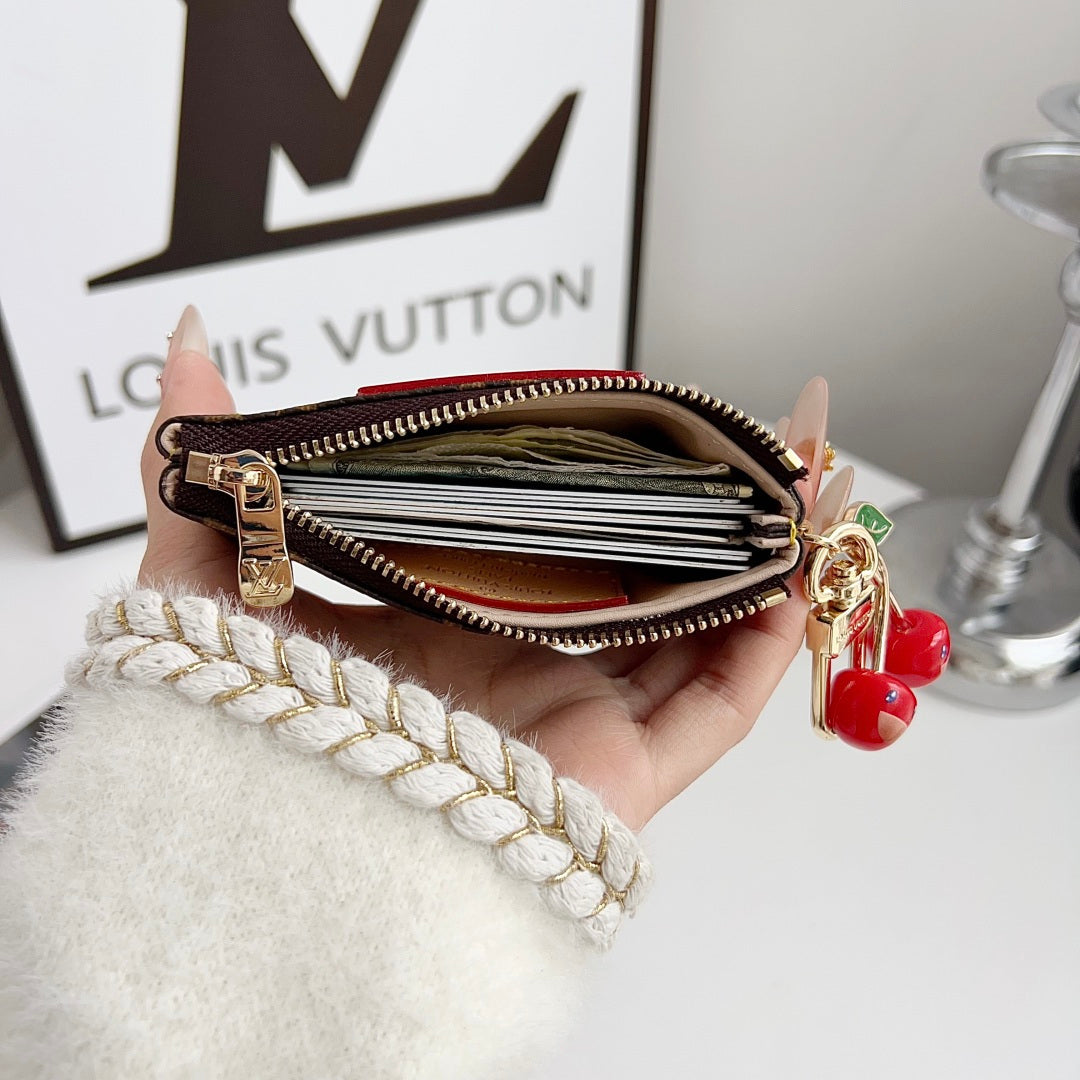 Cherry Charm Card Wallet