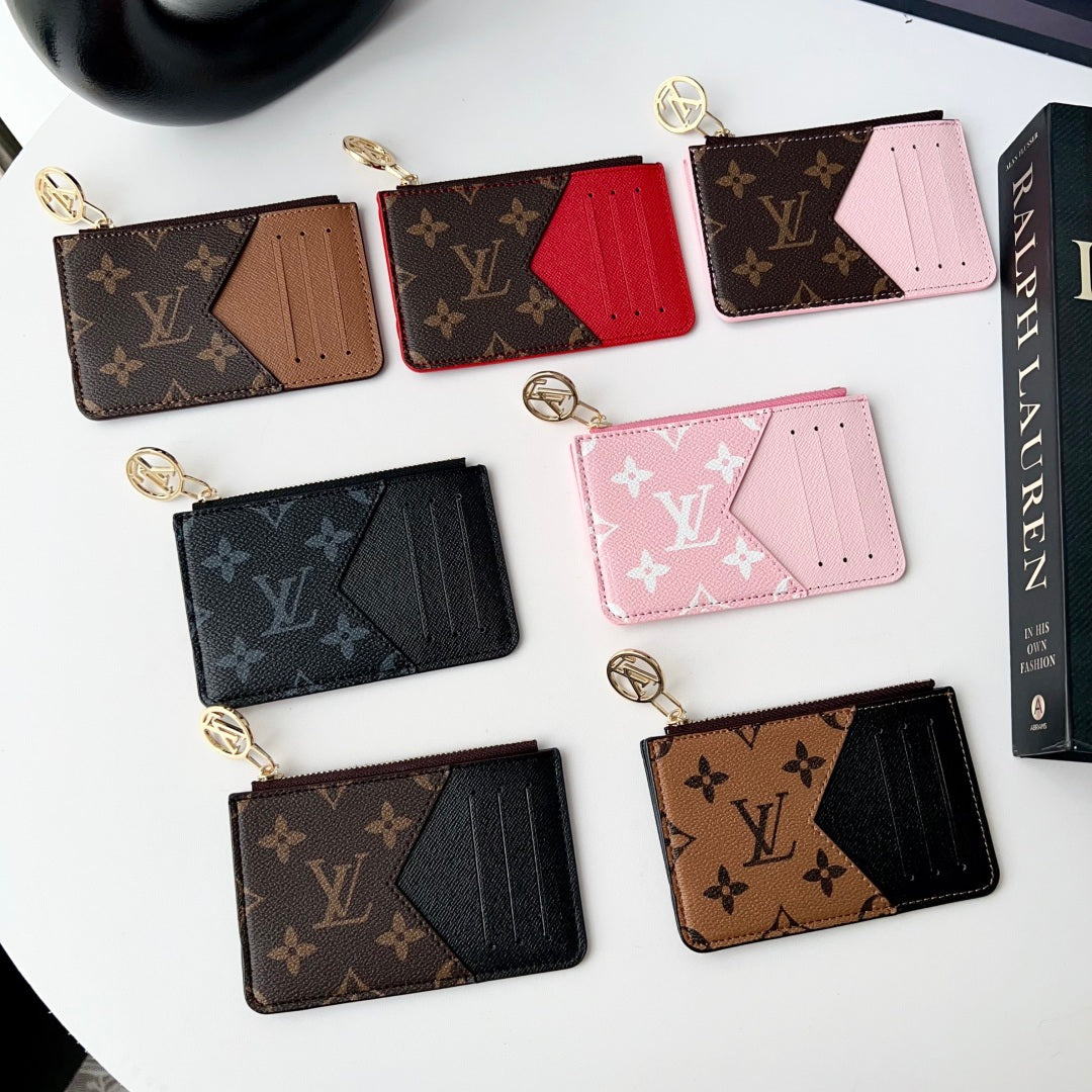 Monogram Leather Card Holder
