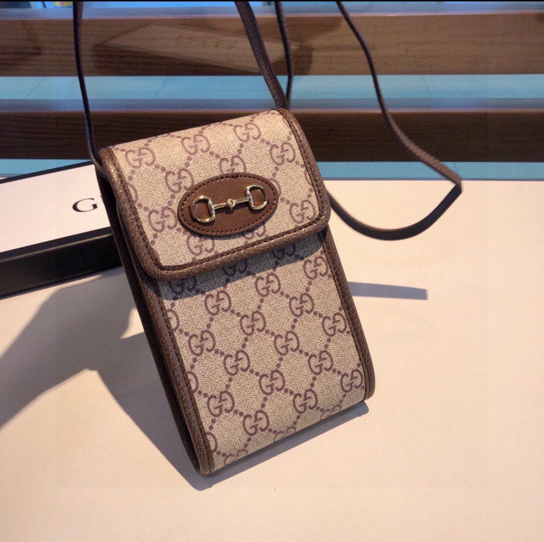 Classic Leather GG Crossbody Phone Purse -CYGG155