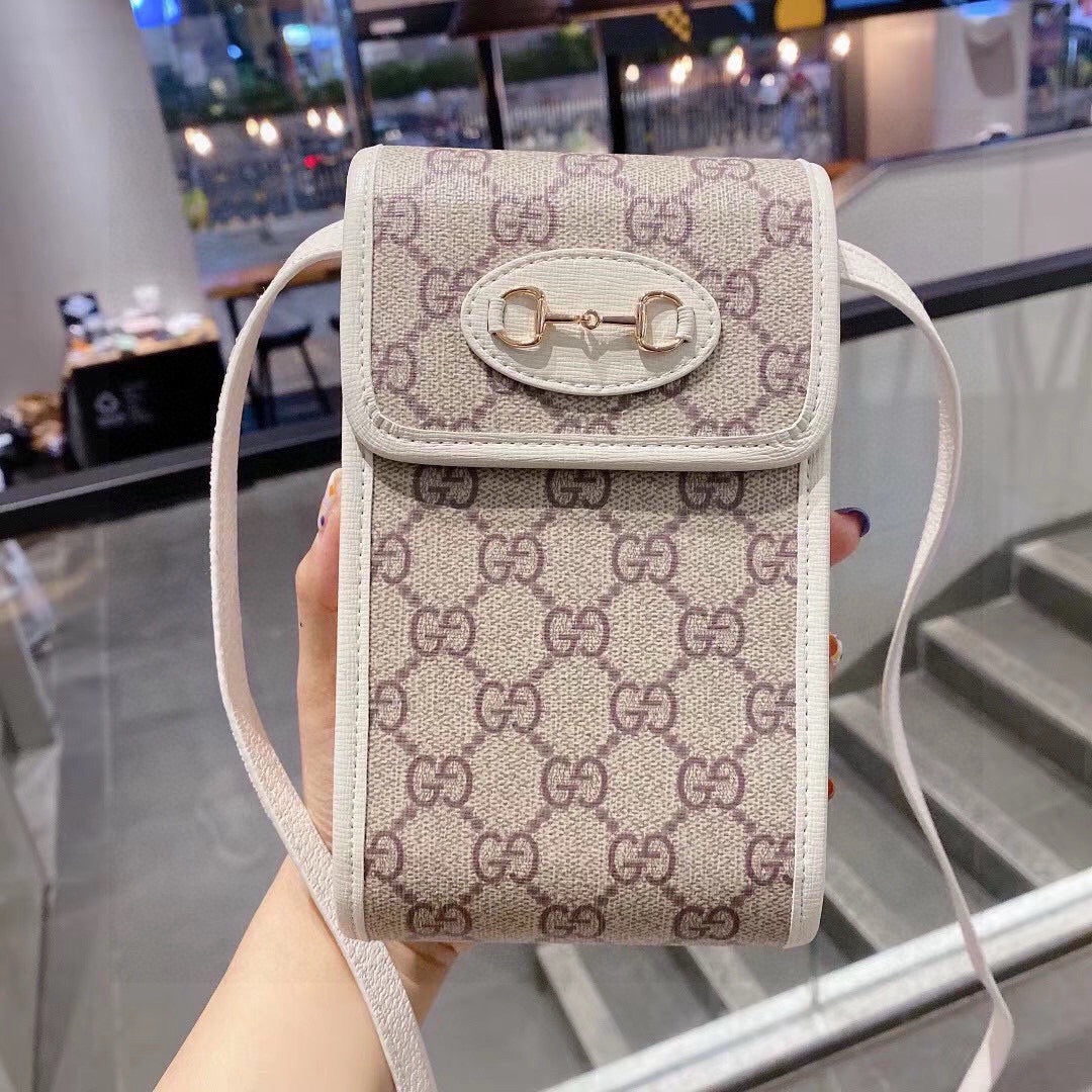 Classic Leather GG Crossbody Phone Purse -CYGG155