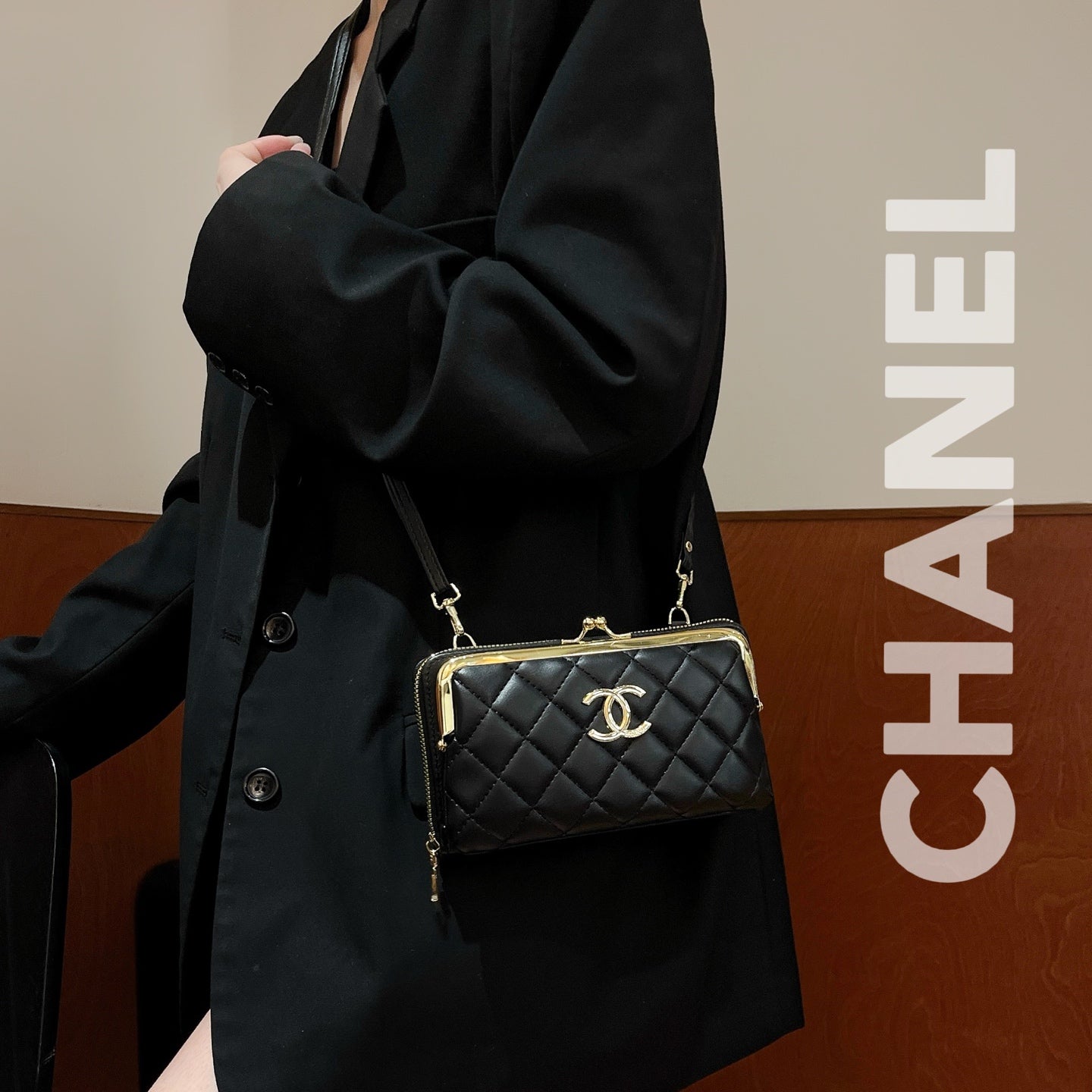 Premium  Leather CC Crossbody Phone Bag-CYCC167