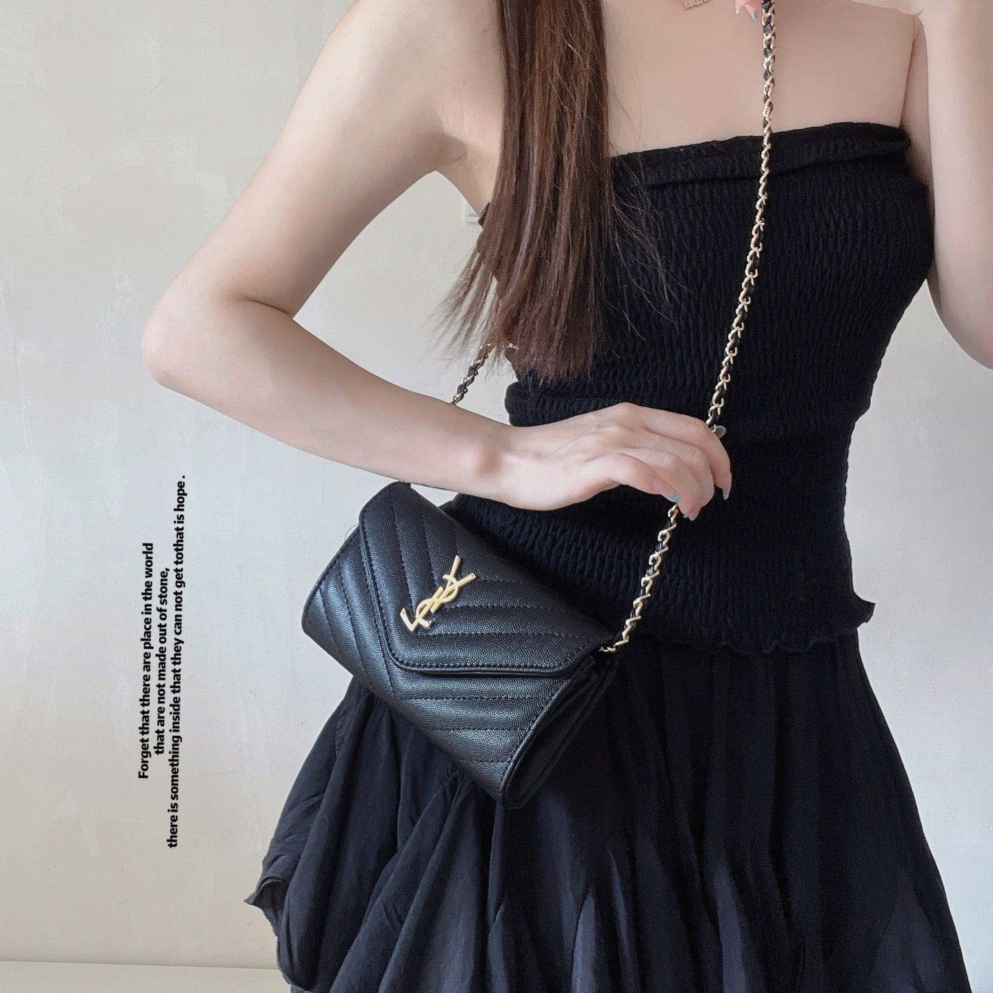 Premium Leather YL Crossbody Phone Purse -CYYL171