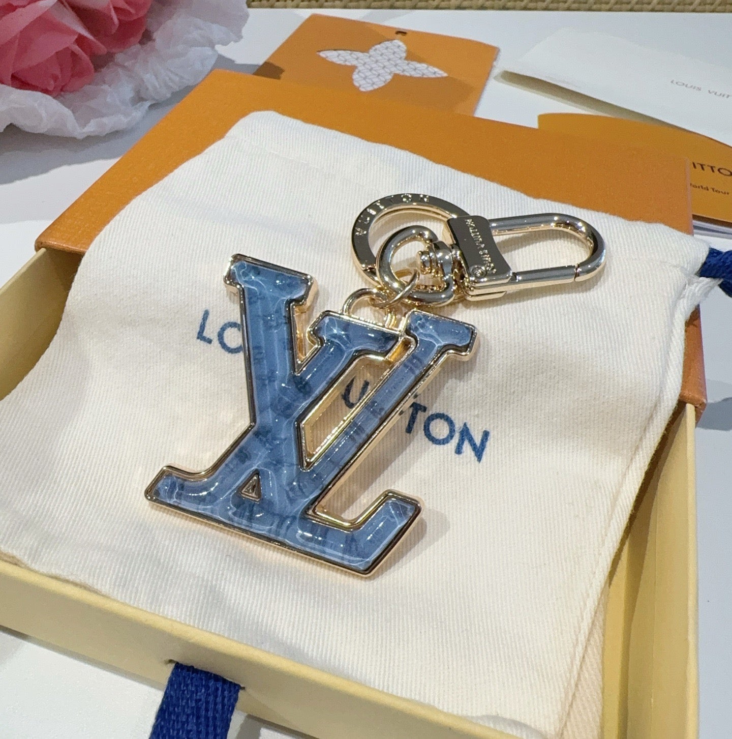 Monogram  Key Ring Charm-LA260009
