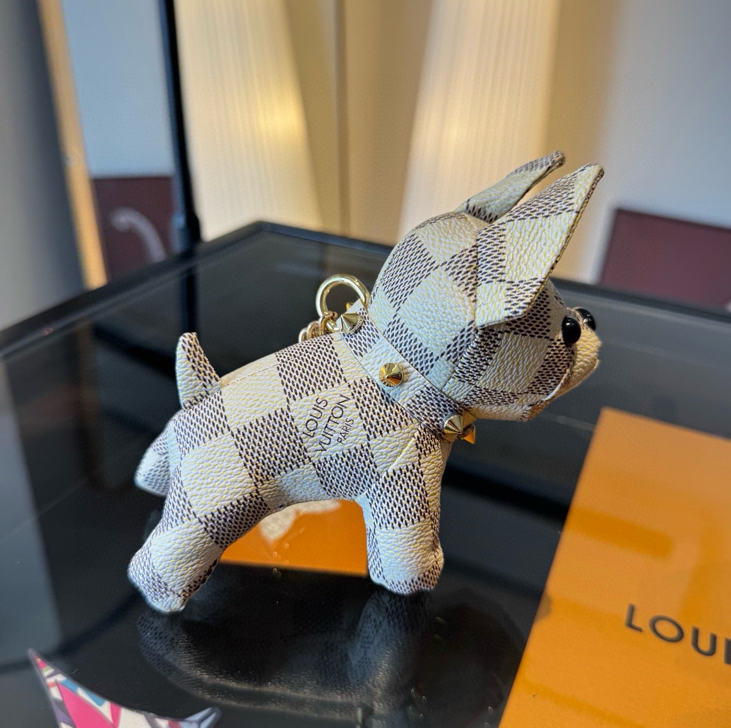 Checkered  Doll Pendant-LA260015