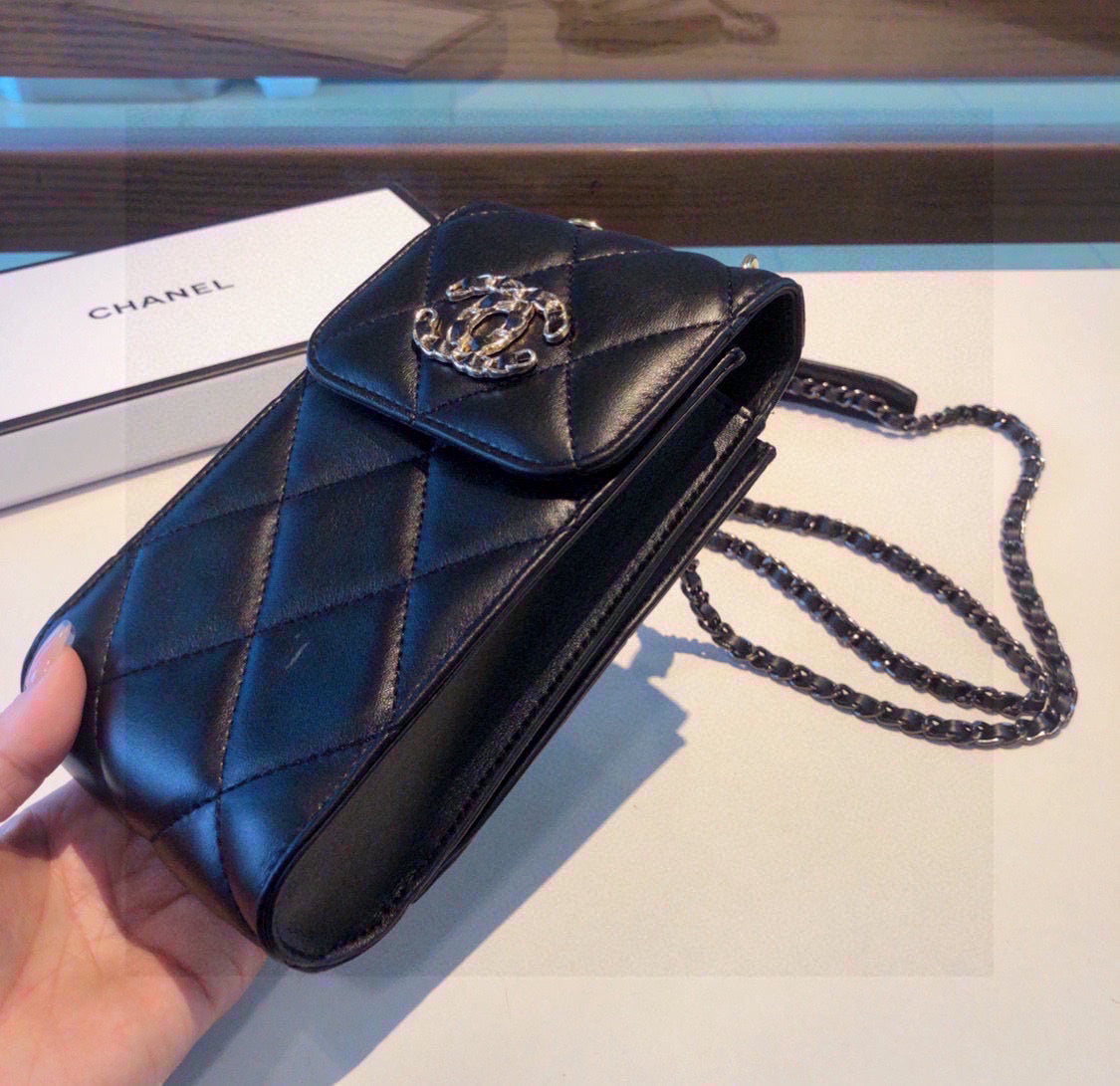 Elegant Leather CC Crossbody Phone Bag-LA260016