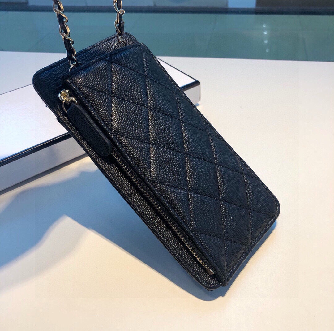 Premium Leather CC Crossbody Phone Bag-LA260017