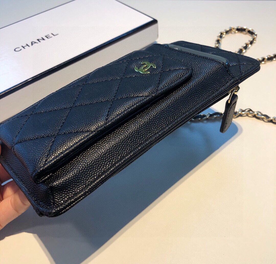 Premium Leather CC Crossbody Phone Bag-LA260017