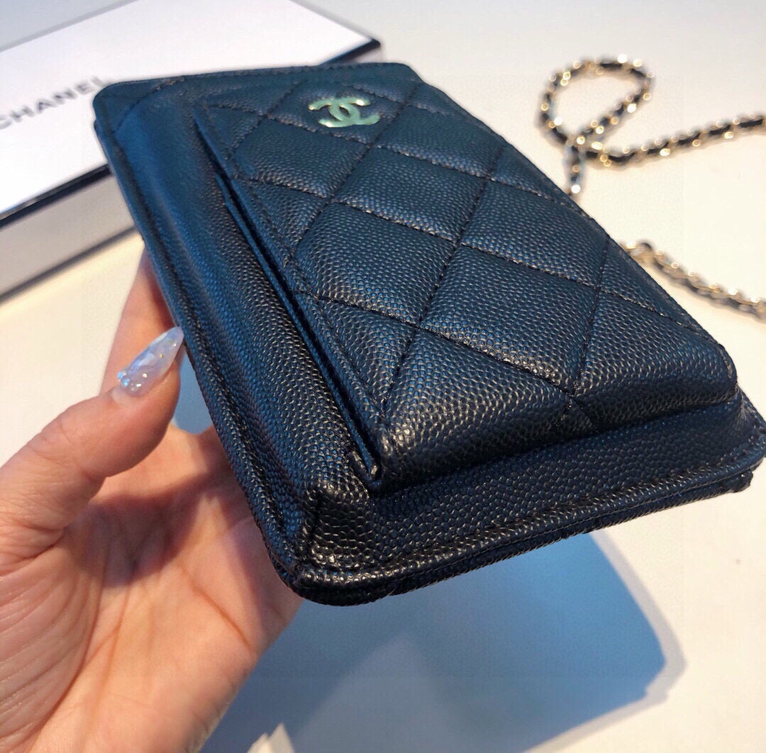 Premium Leather CC Crossbody Phone Bag-LA260017