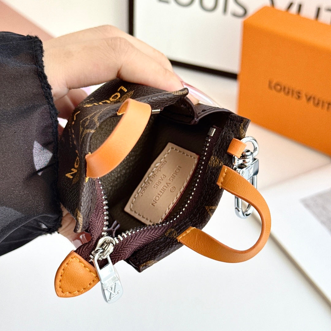 Elegant Leather Monogram AirPods Cases -LA260052
