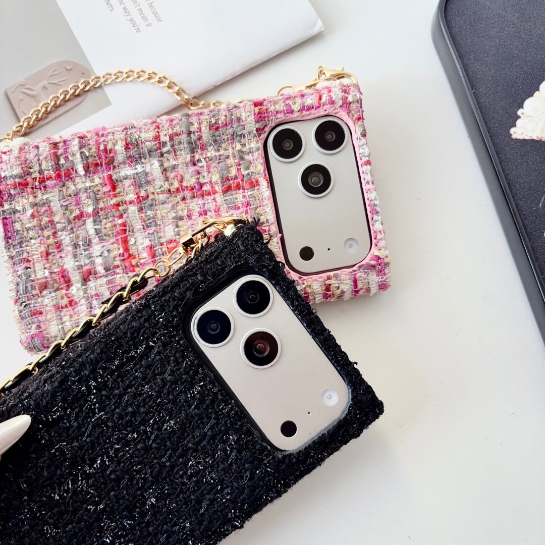 High-quality  CC iPhone Case With Flip Wallet And Crossbody Strap-LA260054
